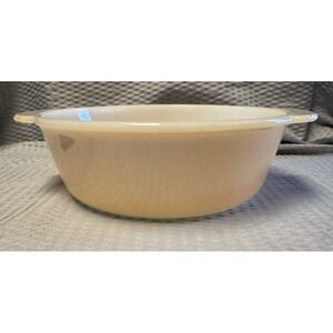 Vintage Anchor Hocking Fire King Peach Luster 1.5 Qt. #447 Casserole Dish‎ EUC